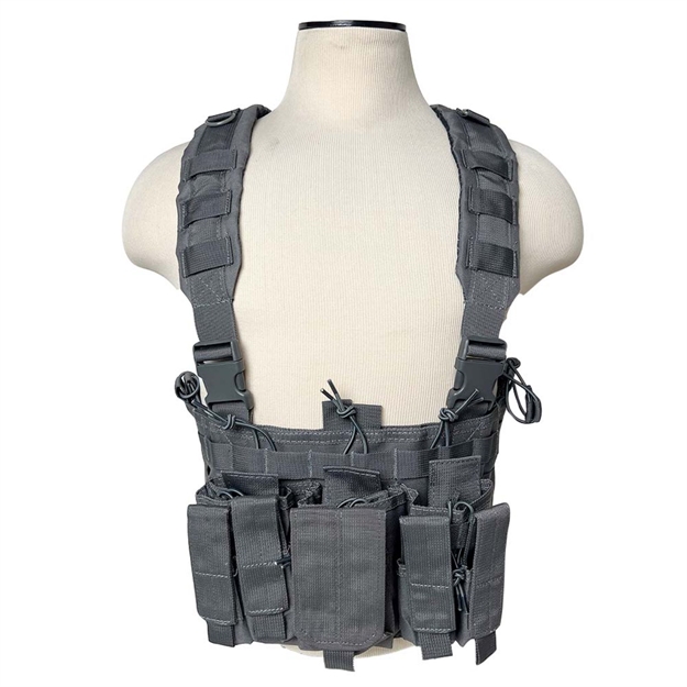 Picture of Ncstar Vest AR And Pistol Chest Rig Urban Grey CVARPCR3031U