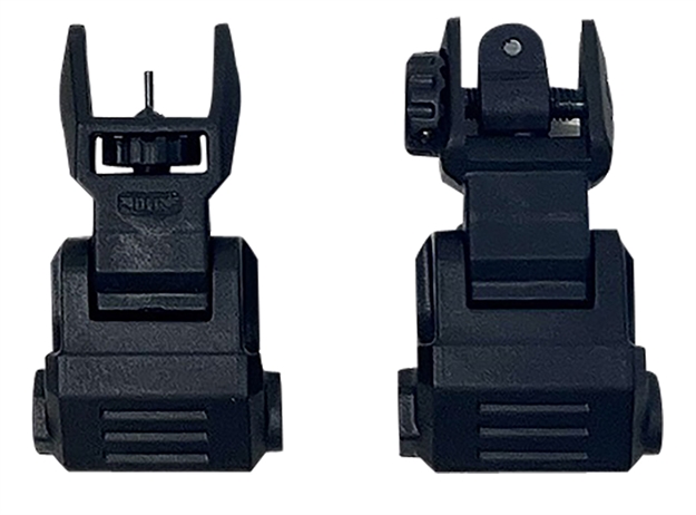 Picture of  Ncstar Vg166 Picatinny Low Profile Front And Rear Sight Set  Black Polymer