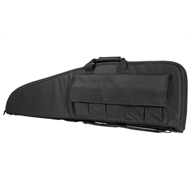 Picture of  Ncstar Cv2907-42 Vism Rifle Case Black Pvc Nylon With Foam Padding, Double Zippers, Carry Handle & ID Holder 42" L X 13" H Interior Dimensions