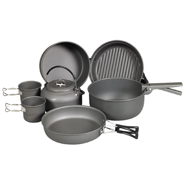 Picture of Ndur 9 Piece Cookware Mess Kit With Kettle