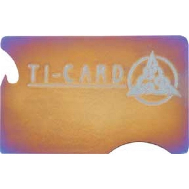 Picture of Nemesis Titanium Ti-Card With Bottle Opener
