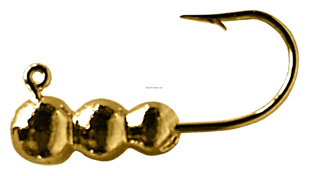 Picture of Northwest Metro Tackle Grubies Jig  #10 Gold 12/Strip Card