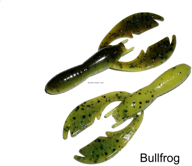 Picture of Netbait Lures Baby Paca Craw, 4", Bull Frog, Floating, 9/Pack