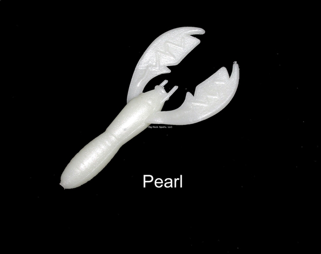 Picture of Netbait Lures Baby Paca Craw, 4", Pearl, Floating, 9/Pack
