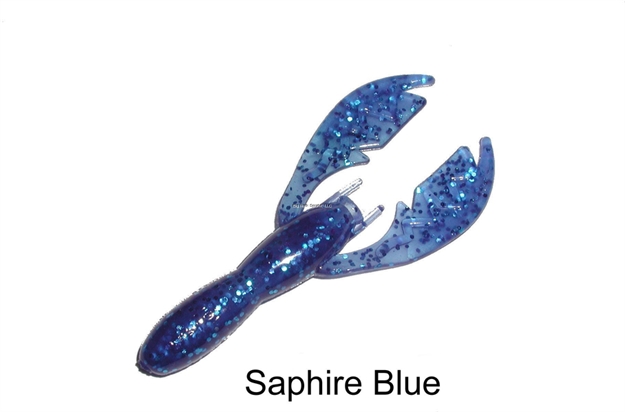 Picture of Netbait Lures Baby Paca Craw, 4", Sapphire Blue, Floating, 9/Pack