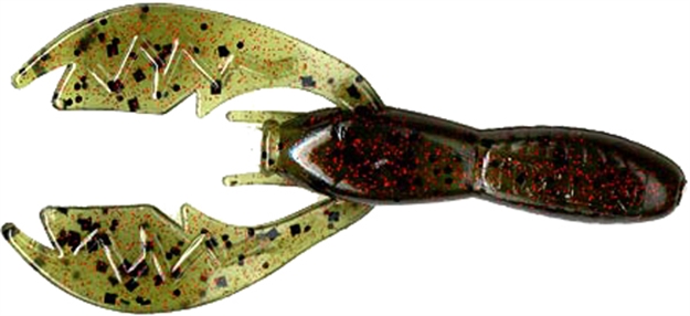 Picture of Netbait Lures Baby Paca Craw, 4", Watermelon Crawfish, Floating, 9/Pack