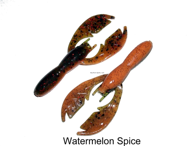 Picture of Netbait Lures Baby Paca Craw, 4", Watermelon Spice, Floating, 9/Pack