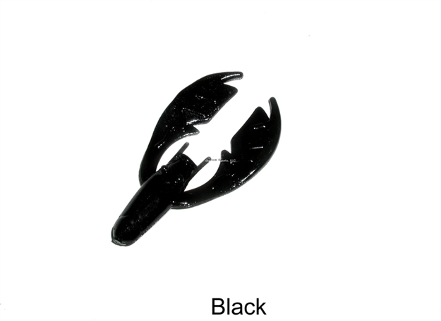 Picture of Netbait Lures Paca Chunk, 3", Black, 6/Pack