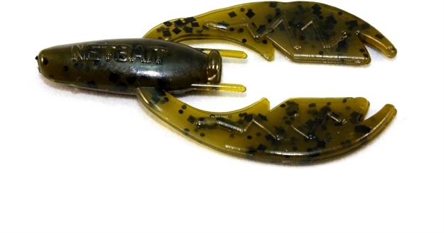 Picture of Netbait Lures Paca Chunk, 3", Green Pumpkin, 6/Pack