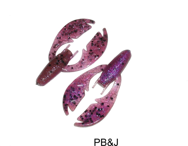 Picture of Netbait Lures Paca Chunk, 3", Peanut Butter & Jelly, 6/Pack