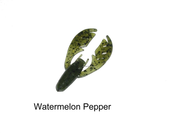 Picture of Netbait Lures Paca Chunk, 3", Watermelon Pepper, 6/Pack
