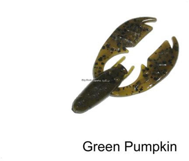 Picture of Netbait Lures Paca Chunk Sr, 3", Green Pumpkin, 5/Pack