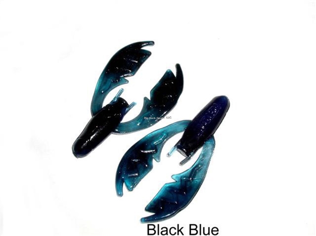 Picture of Netbait Lures Tiny Paca Chunk, 2 1/4", Black/Blue, 7/Pack