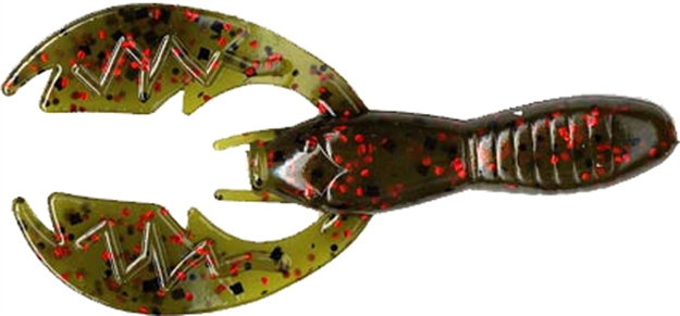 Picture of Netbait Lures Tiny Paca Craw 10Bggrn Pmpkn Red