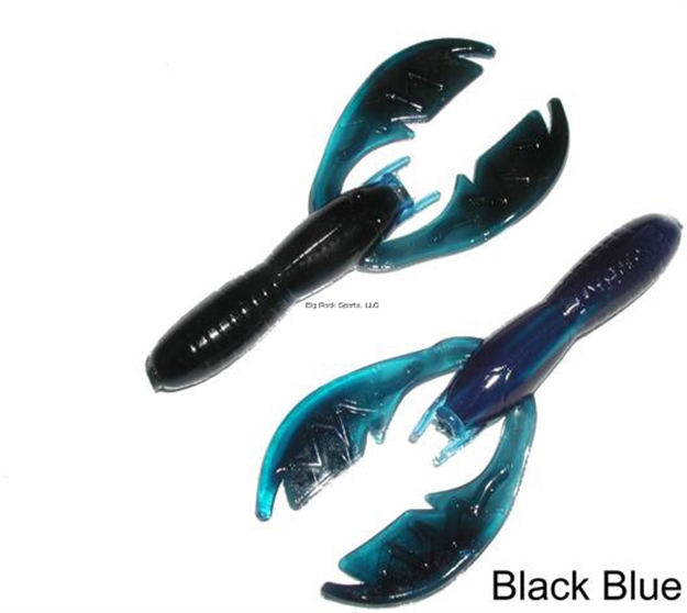 Picture of Netbait Lures Tiny Paca Craw, 3", Black/Blue, 10/Pack