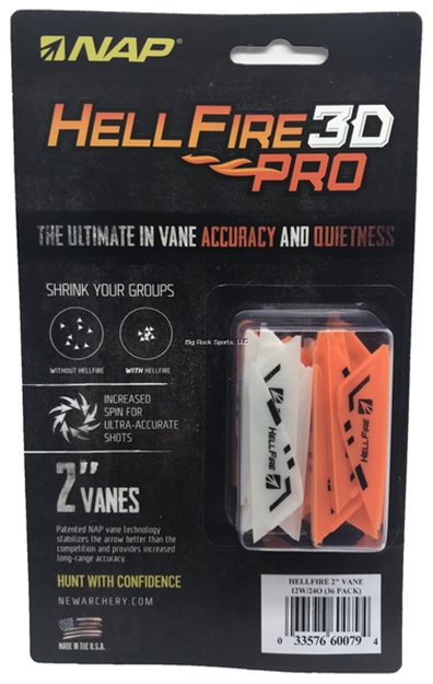 Picture of New Archery Products Hellfire  2" Vanes-12W/24O (36 Pack)