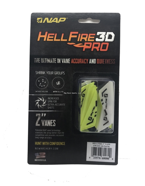 Picture of New Archery Products Hellfire  2" Vanes-12W/24Y (36 Pack)
