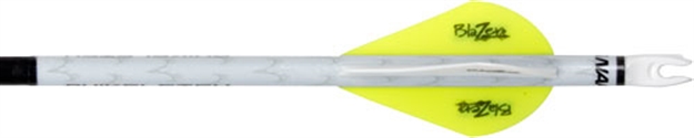 Picture of New Archery Products Quickfletch W/2" Blazer Vanes White/Yellow/Yellow 6Pk