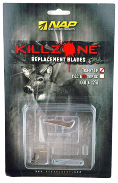 Picture of New Archery Products Replacement Blade Killzone Trophy Tip 100Gr 2" Cut 6Pk!