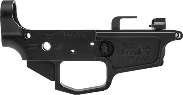 Picture of New Frontier Armory Frontier C-5 Lower Recvr 9Mm Mp5 Stripped Billet Black. C5LOWER -