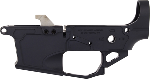 Picture of New Frontier Armory Frontier G-9 Stripped Lower Receiver Billet Black G9MMLOWER