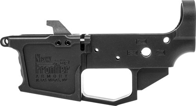 Picture of New Frontier Armory Frontier C-9 Stripped Lower Receiver Billet Black< C9LOWER
