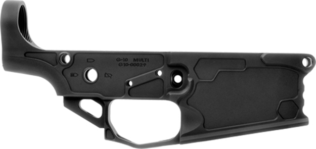 Picture of New Frontier Armory Frontier G-10 Stripped Lower Receiver Billet Black G10LOWER 13816