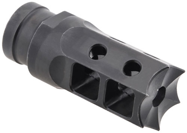 Picture of Next Level Armament Level Nlx7 Comp/Flash Suppressor Spiked 1/2X28 Black