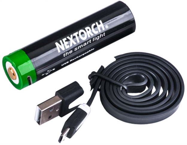Picture of Nextorch 18650 Usb Type C Battery< DC20030 6945064203377