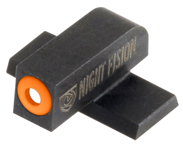 Picture of  Night Fision Sig177007ogw Night Sight Set Square Front/U-Notch Rear Sig Sauer 9Mm/357 Green W/Orange Outline #8 Front Green W/White Outline #8 Rear 810116030644