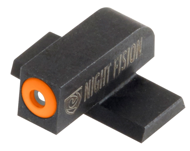 Picture of Night Fision Spr228003ogw Night Sight Set Square Springfield Xd-S/Xd-E Green Tritium W/Orange Outline Front Green Tritium W/White Outline Rear Black