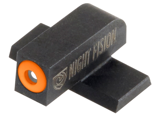 Picture of Night Fision Spr228007ogw Night Sight Set Square Front/U-Notch Rear Springfield Xd-S/Xd-E Green Tritium W/Orange Outline Front Green Tritium W/White Rear Black