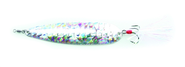 Picture of Nichols Lake Fork Flutter Spoon, 4", 3/4 Oz, Shattered Glass Silver