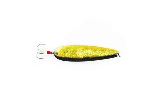 Picture of Nichols Lake Fork Flutter Spoon, 5", 1 1/8 Oz, Golden Shiner