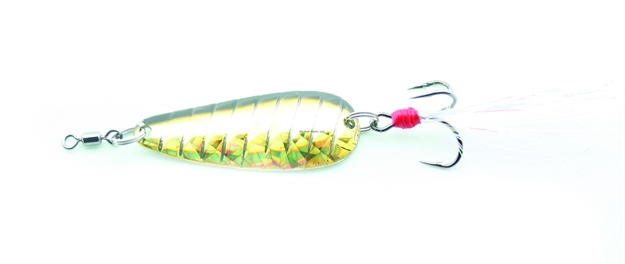 Picture of Nichols Mojo Flutter Spoon, Golden Shiner, 1/2Oz