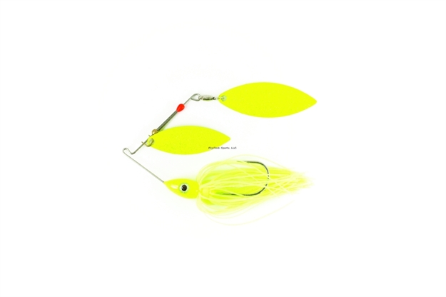 Picture of Nichols Pulsator Metal Flake Spinnerbait, 1/2 Oz, Chartreuse