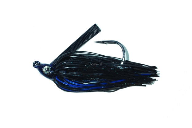 Picture of Nichols Saber Swim Jig, 3/8 Oz, 5/0 Hook, Black & Blue