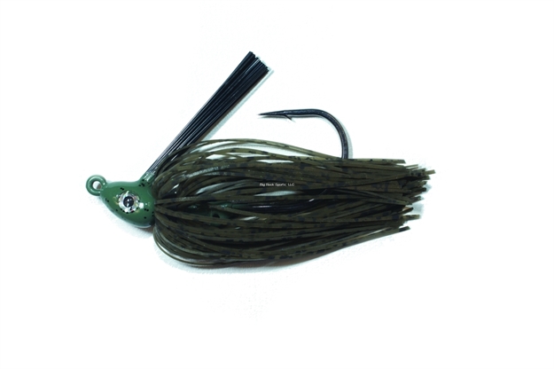 Picture of Nichols Saber Swim Jig, 3/8 Oz, 5/0 Hook, Camo Craw