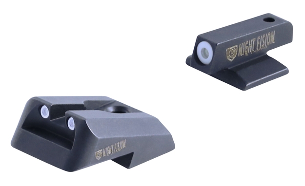 Picture of Night Fision Night Novak Cut 1911 Wht Ring SQ Wht Rear 810116034970