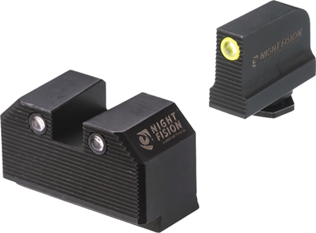 Picture of Night Fision Fision CO Witness Trit Sights G17/19/45 W/Rmr Yellow GLK-001-330-353-YGZG 810116037988