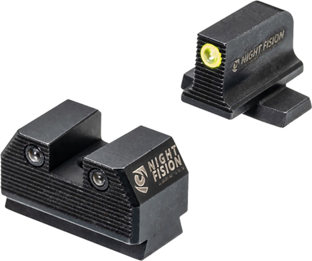 Picture of Night Fision Fision CO Witness Trit Sights Sig P320/P365 Yellow SIG180289287YGZG 856386007764
