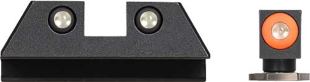 Picture of Night Fision Fision Tri Glow Dome Org Dot/Square Rear Set For Glock! GLK001003GDPOGZG