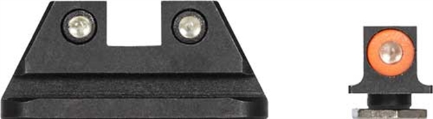 Picture of Night Fision Fision Tri Glow Dome Org Dot/Square Rear Walther Ppq S! WAL276003GDPOGZG