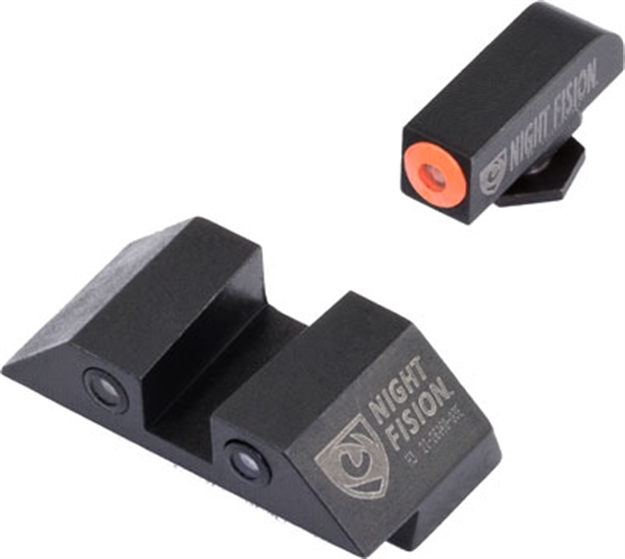 Picture of Night Fision Fision Tritium Orangedot Square Rear For Glock 42/43! GLK003003OGZG
