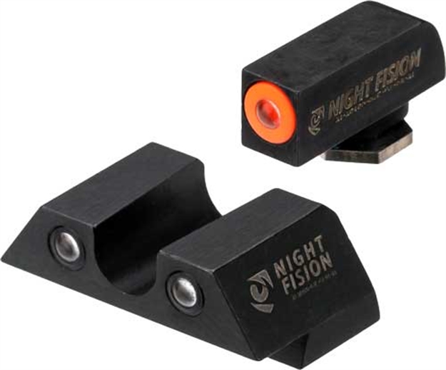 Picture of Night Fision Fision Trit Orng Dot "U" Rear Set For Glock 42/43/43X! GLK003007OGZG
