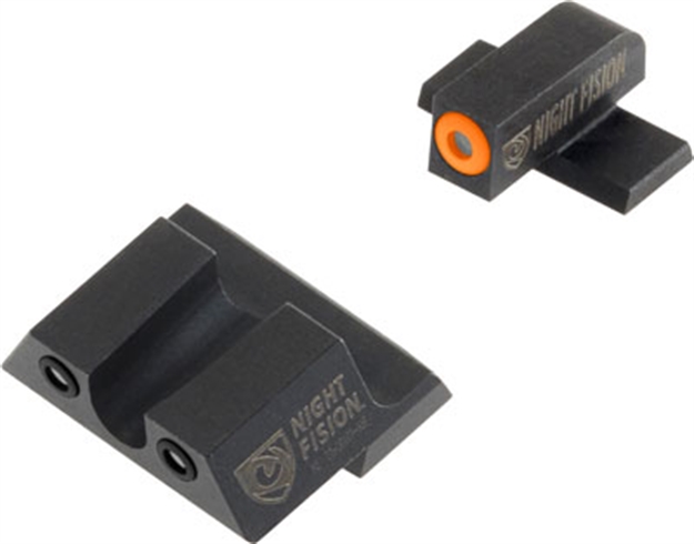 Picture of Night Fision Fision Tritium Orangedot U Rear Sprgfld Xd/Xdm/Mod2 Set