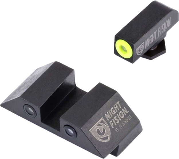 Picture of Night Fision Fision Tritium Yellowdot SQ Blk Rear For Glock 43/42! GLK003003YGZG