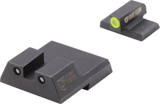 Picture of Night Fision Fision Tritium Yellowdot Square Rear H&K Vp/Tac P Set! HAK126003YGZG 810116032969