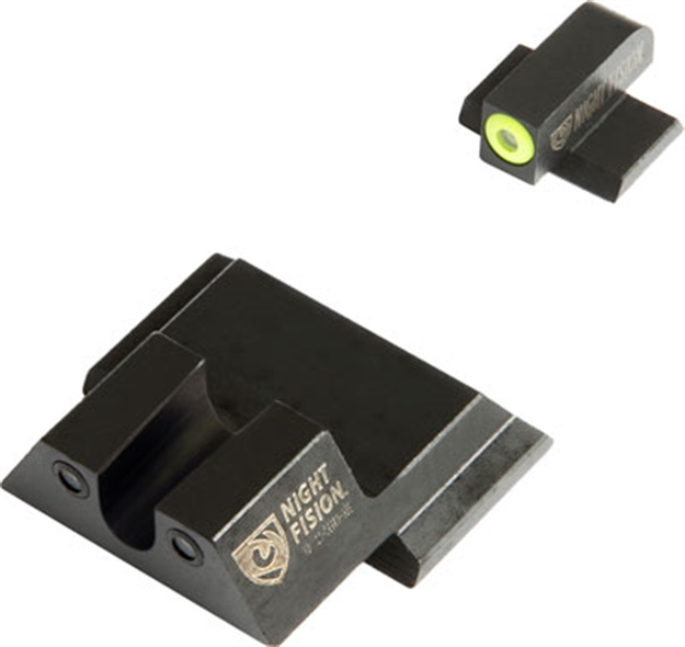 Picture of Night Fision Fision Tritium Yellowdot "U" Rear S&W M&P/2.0/Sdve Set! SAW201007YGZG