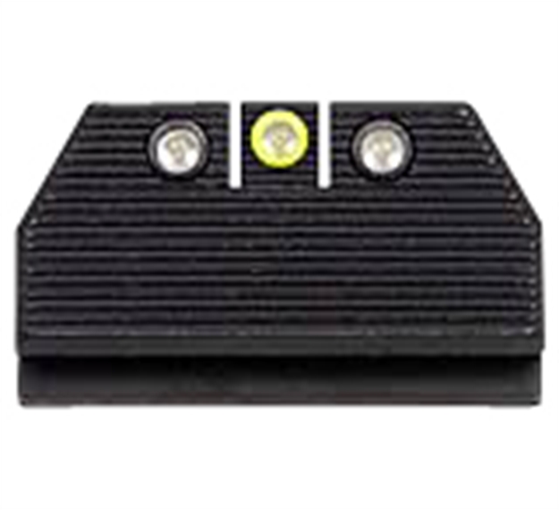 Picture of Night Fision Glk001011ygxg Costa Ludus Night Sight Set Glock 17,17L,19,22-28,31-35,37-39, Not Mos Models Yellow/Green Black